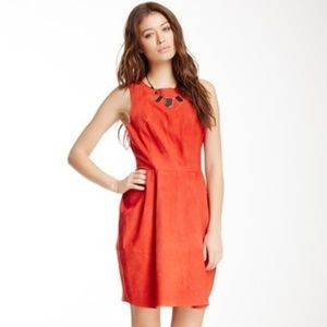 Joie Red Suede Dress - Size XS (worn once!)
